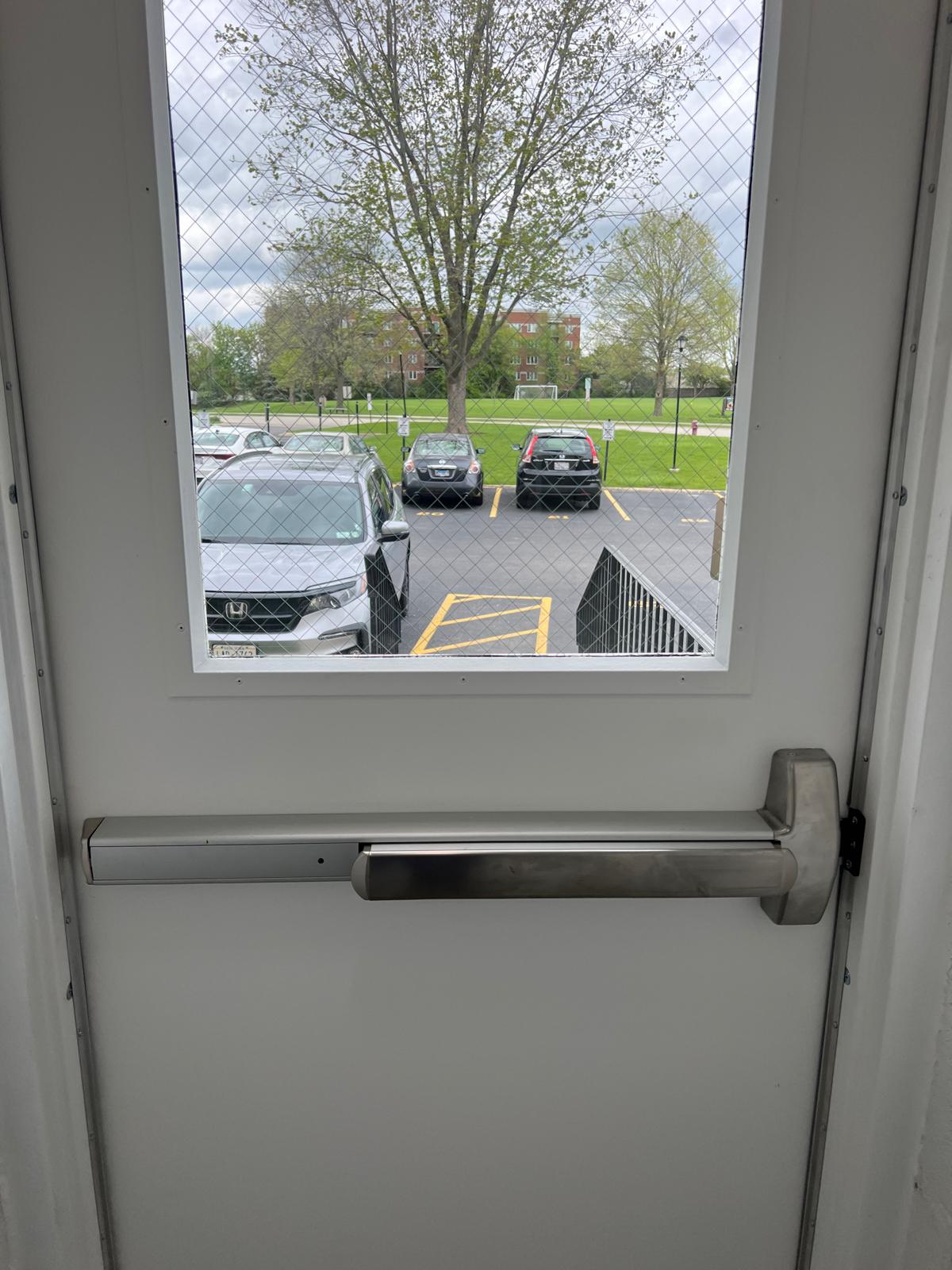 Fire-rated hardware installation