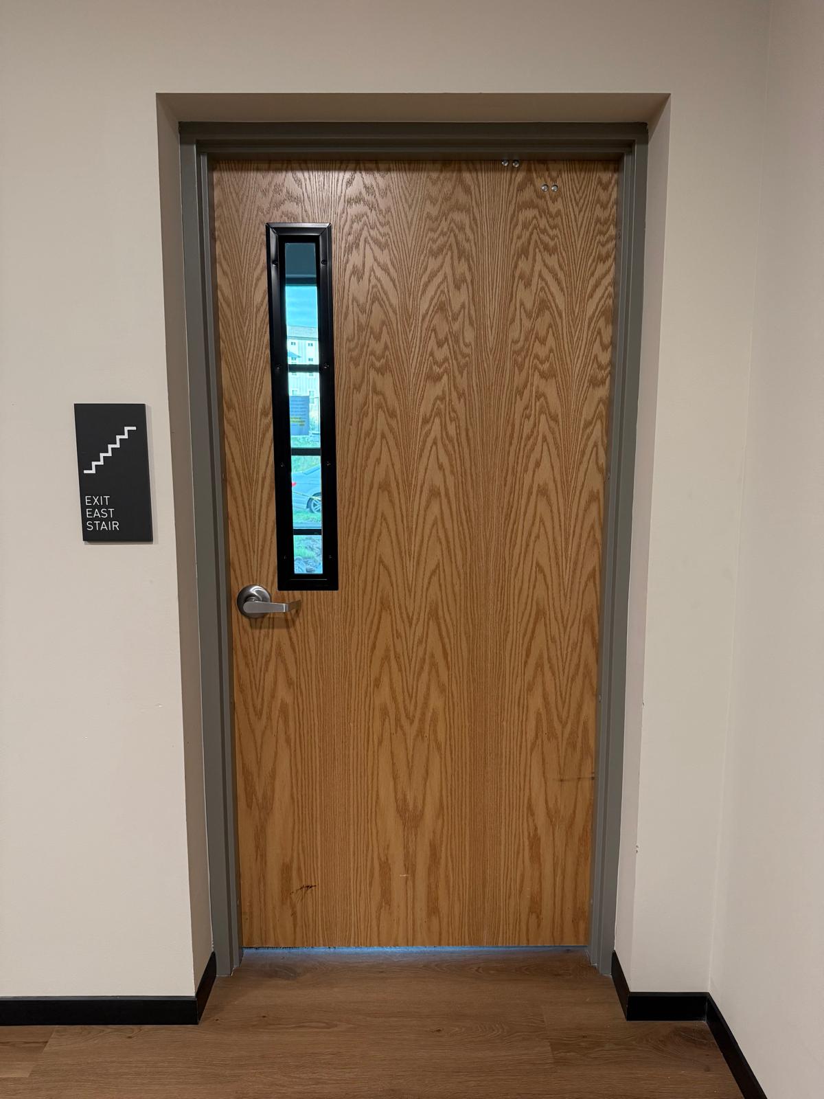Fire door installation 3