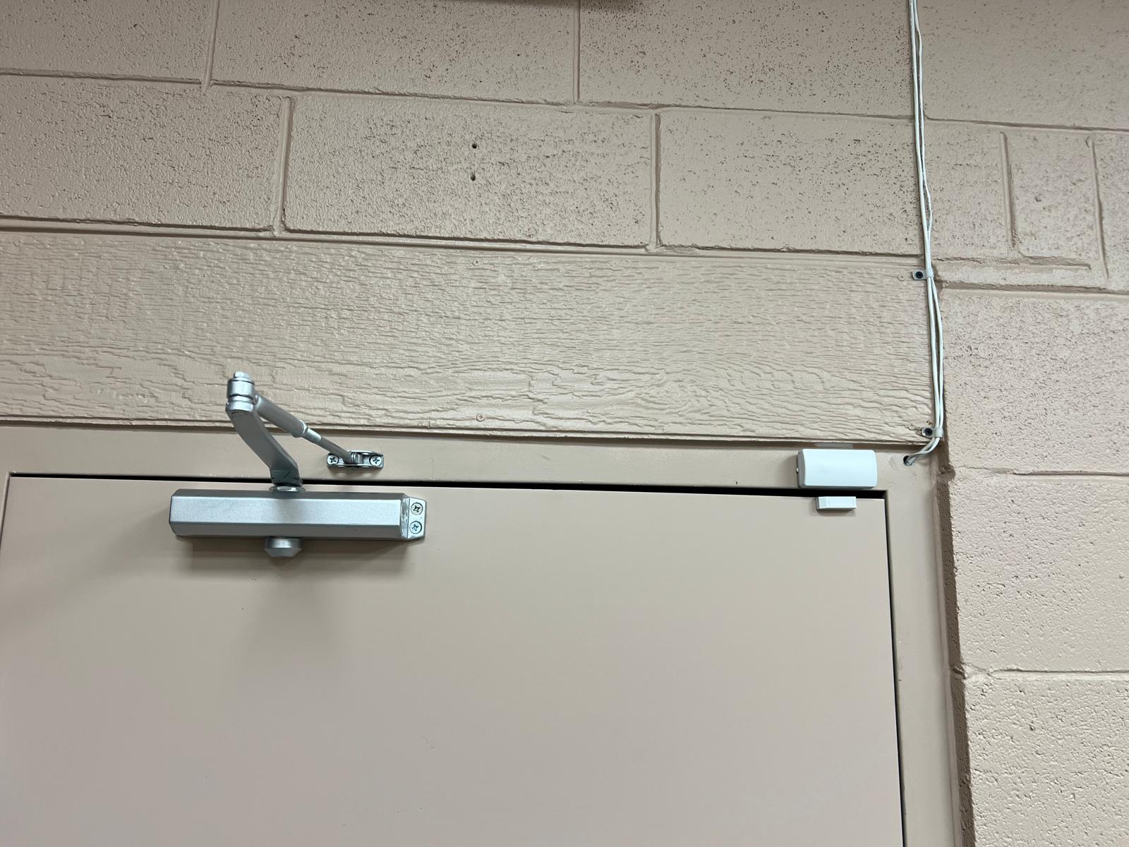 door closer installation